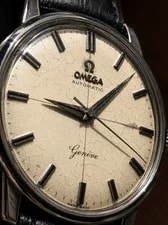 Omega Geneve Ref 14702 Cal 552 Crosshair Dial Automatic 3
