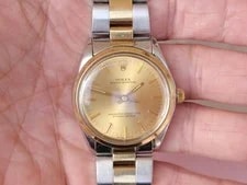 Nice Rolex 1002 14K/SS Oyster Perpetual 34mm With Original Oyster Band 2