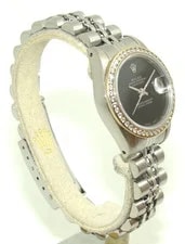 Rolex 26mm 69174 Datejust Stainless Steel Automatic 1987 wDIAMONDS 4