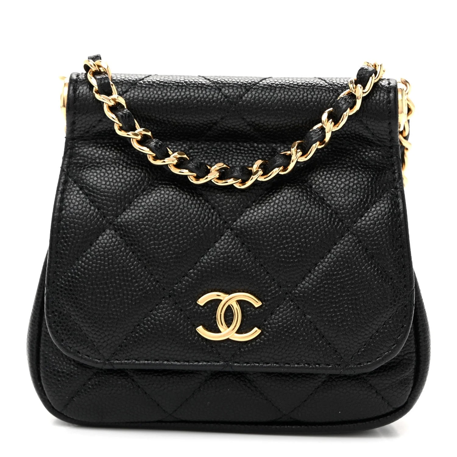 Chanel — Bar Flap With Chain — Handbag — resale