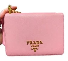 Prada — Authentic Prada Logo Chain Crossbody — Handbag — resale