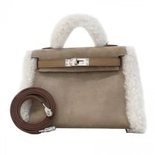 Hermès — Auth [6bd4710-g] Hermes Kelly Teddy Grizzly Etope ... — Handbag — resale