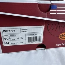 New Balance ’S 577 VW Strap Hook & Loop Walking Shoe Size 12.5 4E US 3