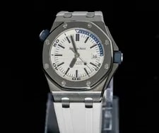 Audemars Piguet Royal Oak Offshore White Dial - 15710ST 4