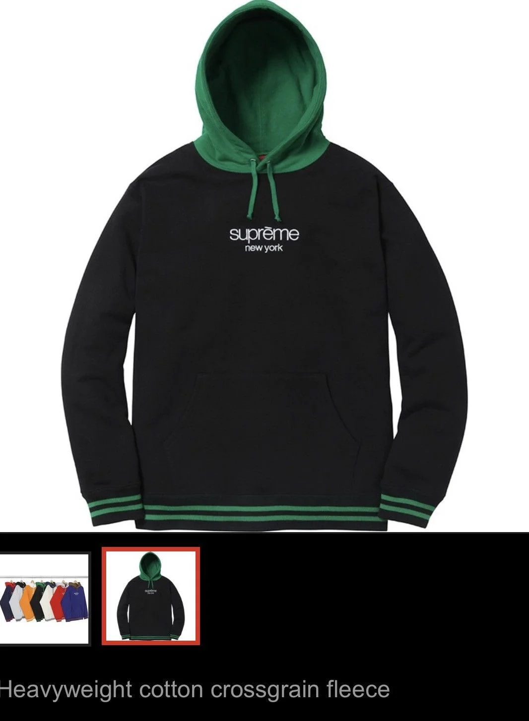 Supreme — Supreme Classic Logo Sweatshirt — streetwear — resale
