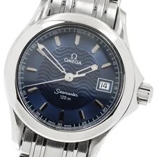 Omega — Omega Seamaster120 2571.81 Date Navy Dial Quartz Watch_947424 — Watch — resale