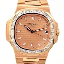 @Asprey@ Patek Philippe Nautilus 5723/1R-001 18k Rose Gold Baguette Diamonds 3