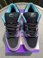 Size 11.5 - Nike SB Dunk Low LR Reverse Skeletor. 487925-540. 4