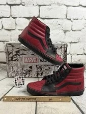 Vans SK8-Hi Marvel Deadpool High Top Skate Shoe Limited Edition 2