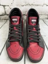 Vans SK8-Hi Marvel Deadpool High Top Skate Shoe Limited Edition 3