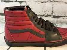 Vans SK8-Hi Marvel Deadpool High Top Skate Shoe Limited Edition 4