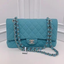 Chanel — Chanel Classic Flap Fabric Chain Crossbody — Handbag — resale