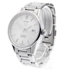 TAG Heuer — TAG Heuer Carrera Calibre 5 WAR211B-4 39mm SS Silver #C8823 — Watch — resale