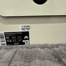Nike SB Dunk Low Pro Kirkland X Fog IF0673-001 Low Top 3