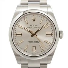Rolex — Rolex Oyster Perpetual 41 134300 SS AT Silver-Face — Watch — resale