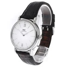 IWC — IWC Portofino Pure Classic IW511102 44mm SS Leather Hand-Wind Power #C389 — Watch — resale