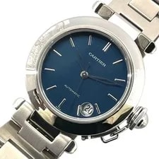 Cartier — Cartier Pasha C W31014M7 Navy SS Automatic From Japan — Watch — resale