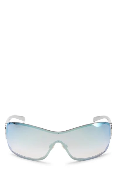 Chanel — Acetate Camellia Shield Sunglasses 4164-B — Accessory — resale