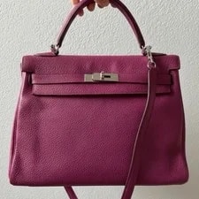 Hermès — Hermès Kelly 32 Tosca PHW — Handbag — resale