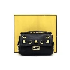 Fendi — Fendi Double Micro Baguette Stud Chain Crossbody 153559381 [P] — Handbag — resale