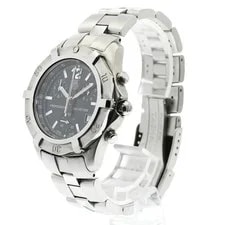 TAG Heuer CN1110 Black Dial Chronograph Quartz From Japan 2