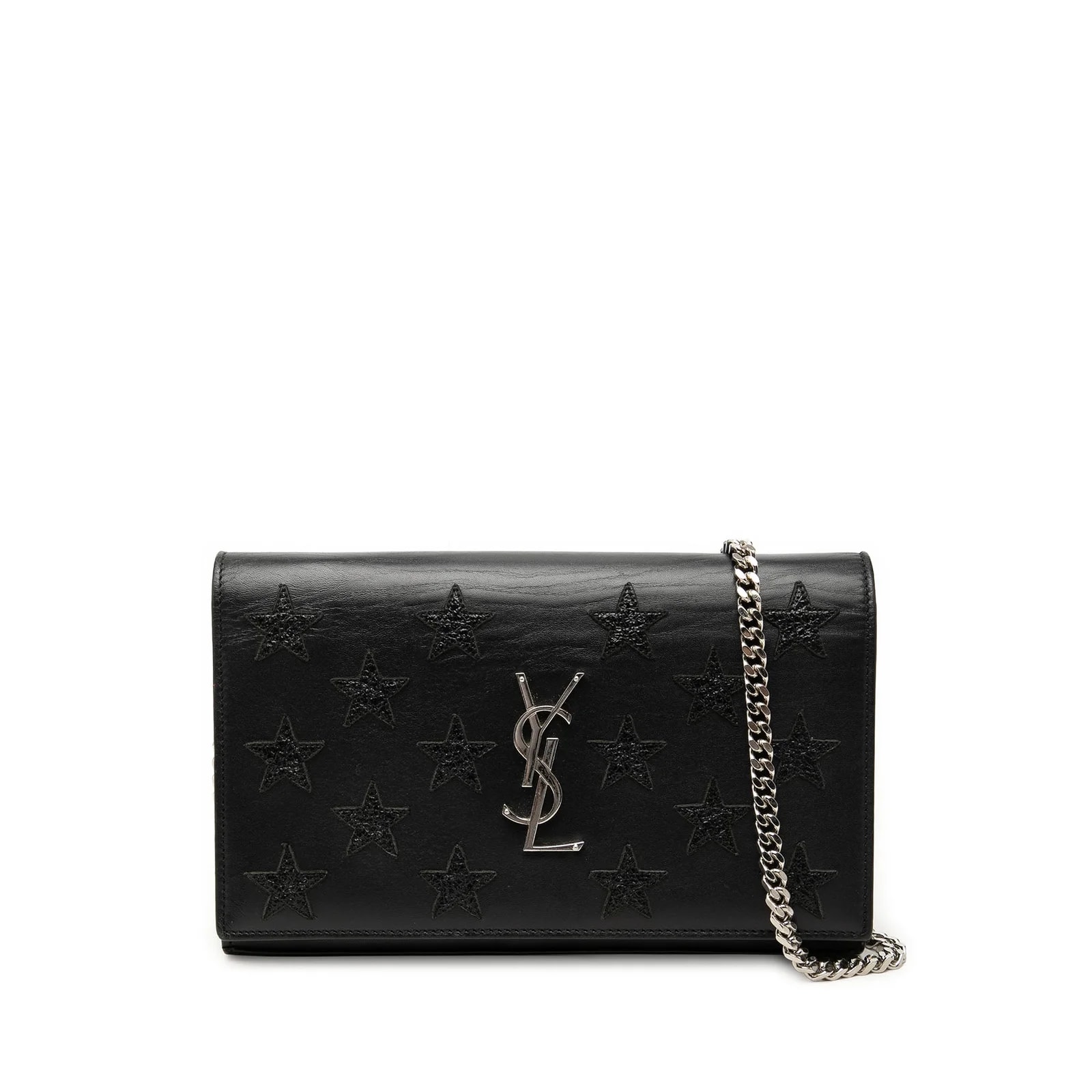 Saint Laurent — Star Applique Classic Kate Wallet on Chain — Handbag — resale