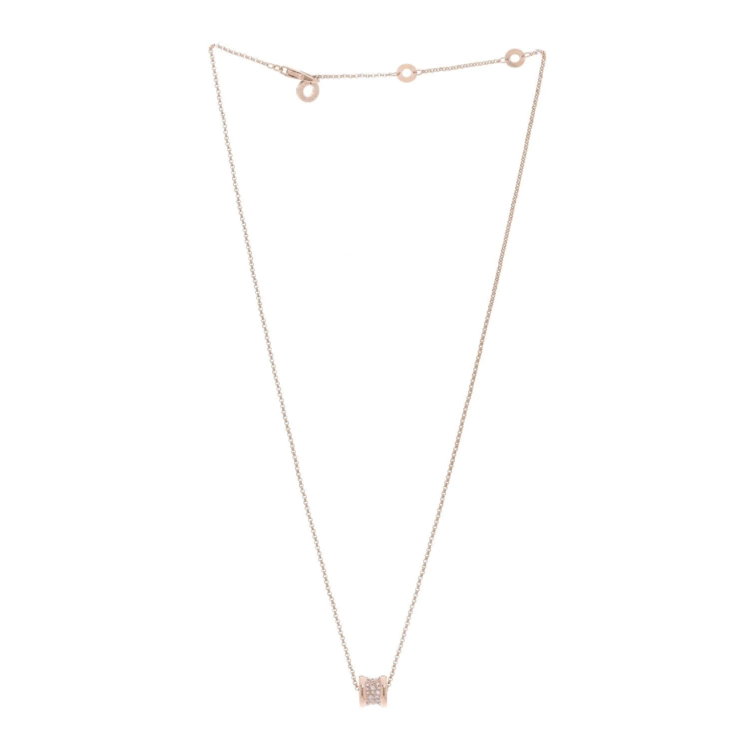 18K Rose Gold Small B.Zero1 Pave 3