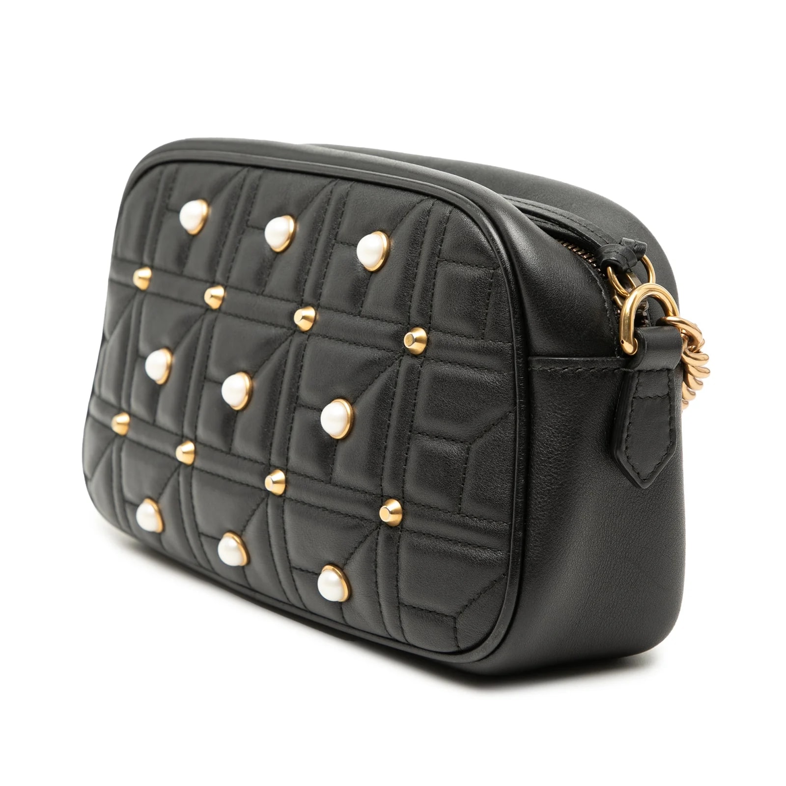 Small GG Marmont Matelasse Studded Crossbody 2