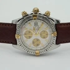 Breitling Chronomat Evolution A13356 Bezel White MOP Pearl BR665 Steel/Gold 2