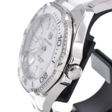 TAG Heuer Aqua Racer WAY131H Diamond Bezel Date Quartz R 3
