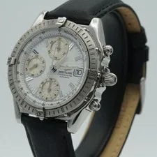 Breitling Chronomat Gt A13352 Steel Pretty BR686 White Top Condition 4