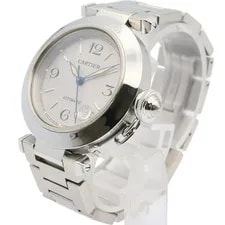 Up To 60 000 Yen OFF Cartier Pasha C Stainless Steel Gray W3 2