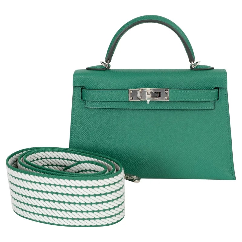 Hermès Vertigo Kelly Sellier Bag Cordage 50 Strap 2