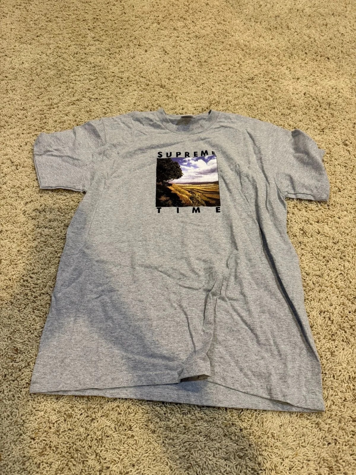 Supreme — Supreme Time Tshirt — streetwear — resale