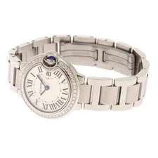 Cartier Ballon Bleu SM W4BB0015 Stainless Steel / Diamond 26mm Quartz #DW2413 3