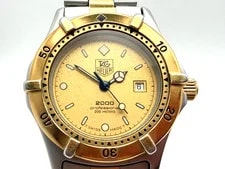 [EXC+5] TAG Heuer 2000 Professional 964.015 Gold Dial Date Quartz 2