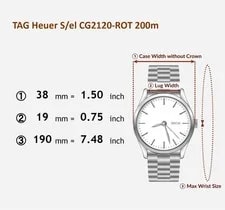 1980s TAG Heuer S/el CG2120-RO White Combi 38mm Automatic From Japan Z330 2