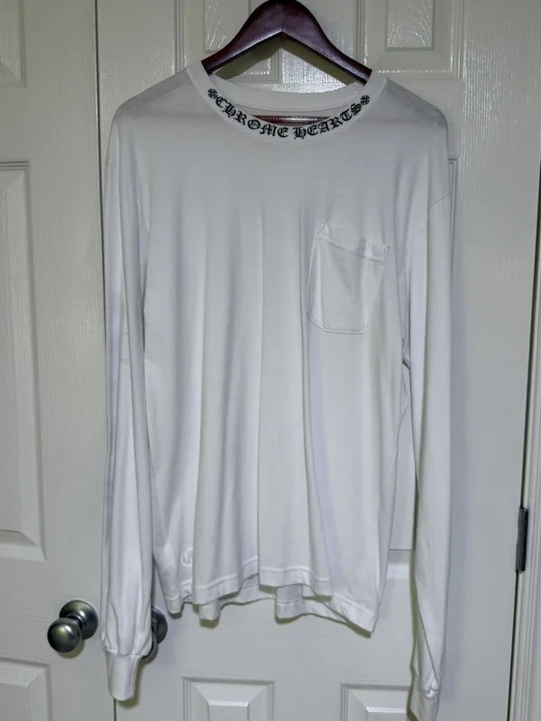 Chrome Hearts — Hearts Long Sleeve Tee (L) — streetwear — resale