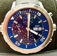 IWC Aquatimer Chronograph “Jacques Cousteau Edition” Automatic Blue Dial – Colle 2