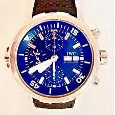 IWC Aquatimer Chronograph “Jacques Cousteau Edition” Automatic Blue Dial – Colle 4