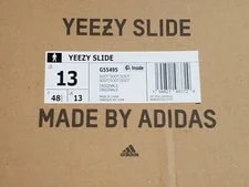 Yeezy Slides Soot Sandals 13 Sold Out Kanye West Adidas 2