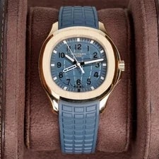 Patek Philippe — NEW 2026 Patek Philippe Aquanaut 5269R-001 Bleu Frappe Blue Dial 18KT Rose Gold — Watch — resale