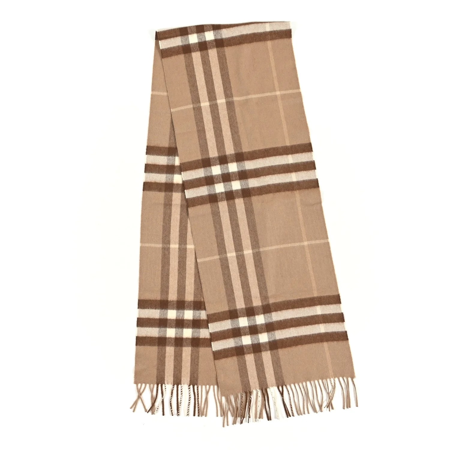 Check Fringe Scarf 2