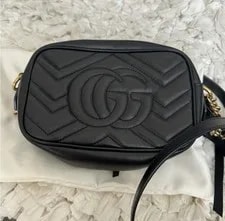 Authentic Gucci GG Marmont Quilted Crossbody Mini 2