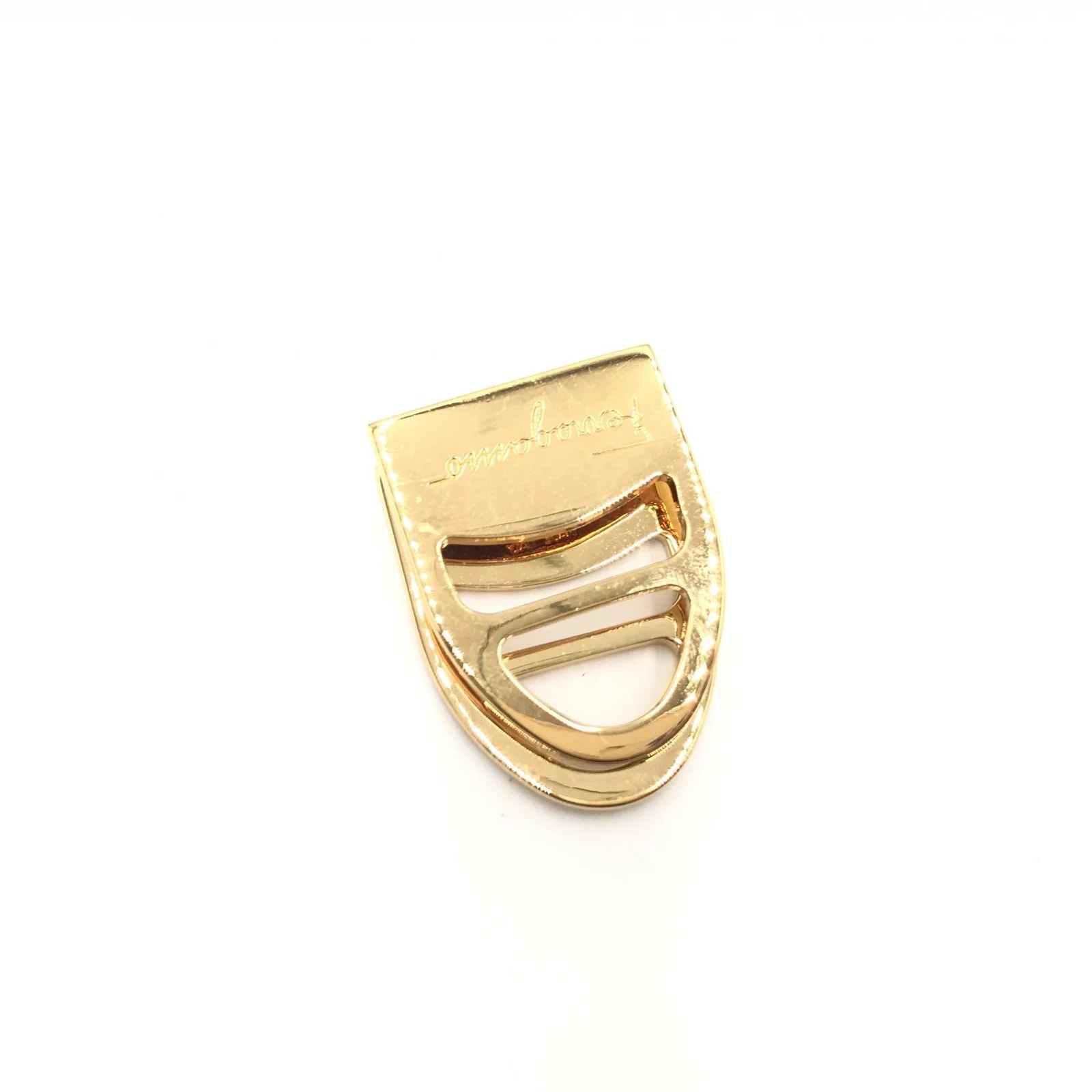 Salvatore Ferragamo Metal Scarf Ring 2