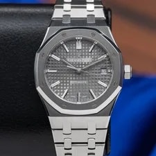 Audemars Piguet Royal Oak 37mm Grey Dial Stainless Steel 15450ST.OO.1256ST.02 2