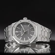 Audemars Piguet Royal Oak 37mm Grey Dial Stainless Steel 15450ST.OO.1256ST.02 3