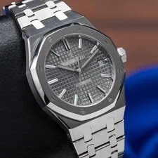 Audemars Piguet Royal Oak 37mm Grey Dial Stainless Steel 15450ST.OO.1256ST.02 4