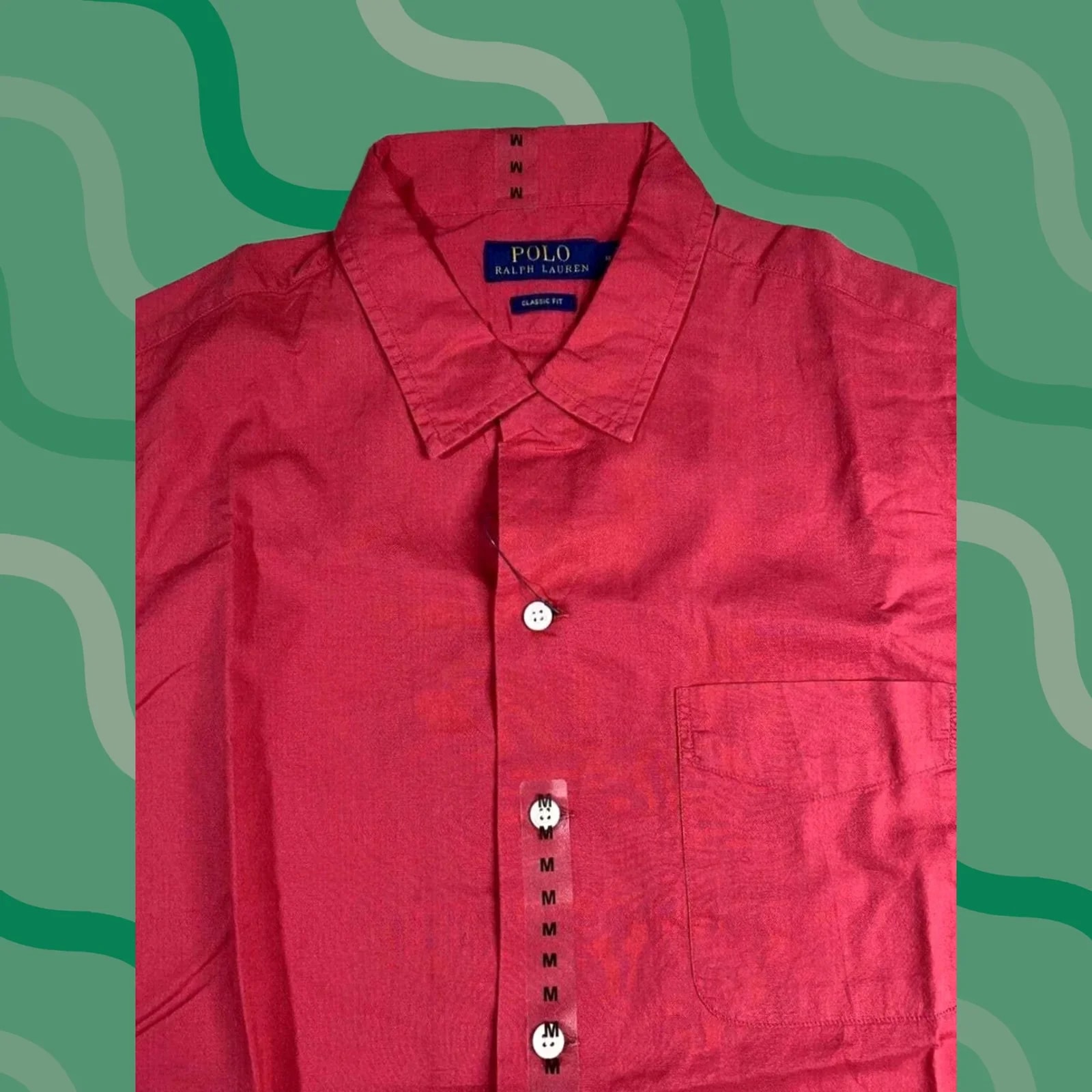 Polo Ralph Lauren — Polo Ralph Lauren Shirt Camp Classic Fit Button Up Pony M — streetwear — resale