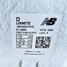 New Balance 9996 USA US 13 Luxe Right Foot Only 3